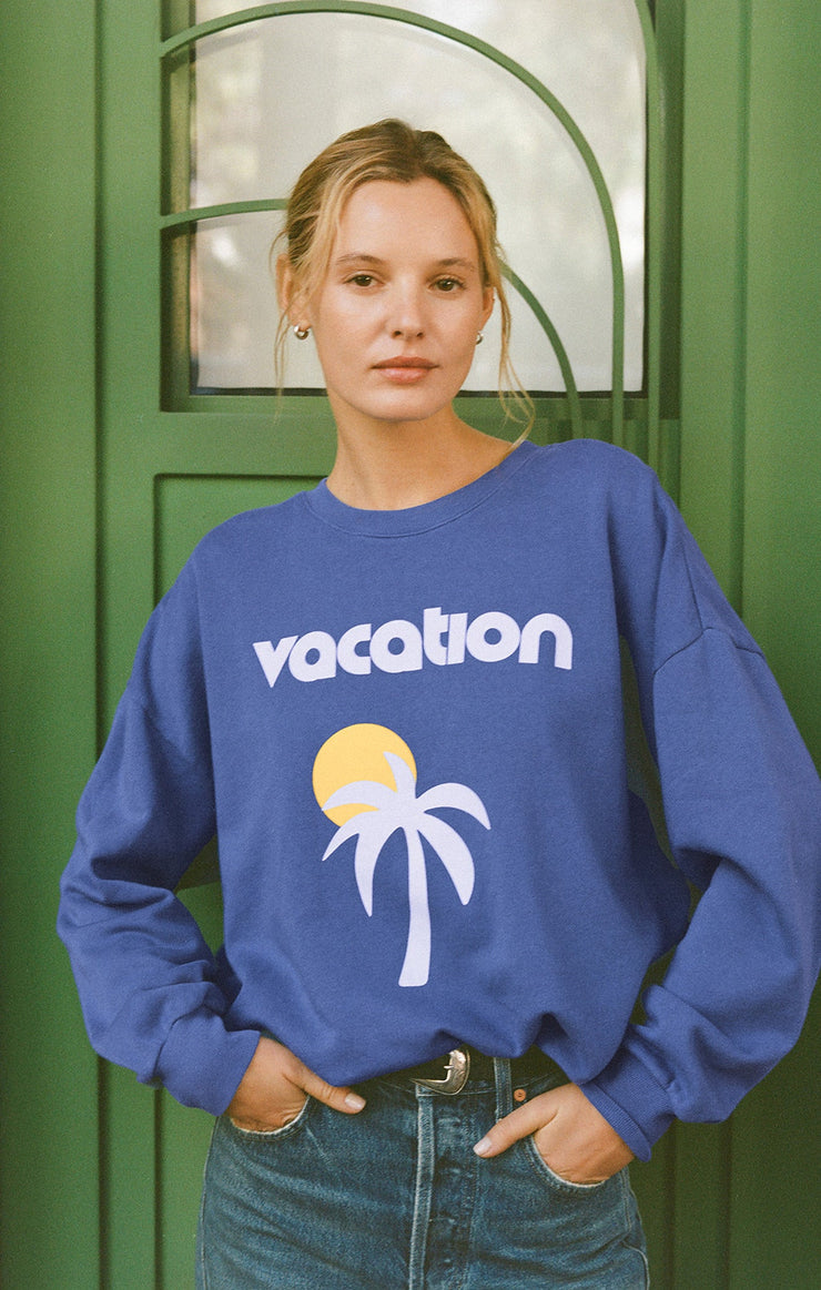 Tops Vacay Sunday Sweatshirt Vacay Sunday Sweatshirt