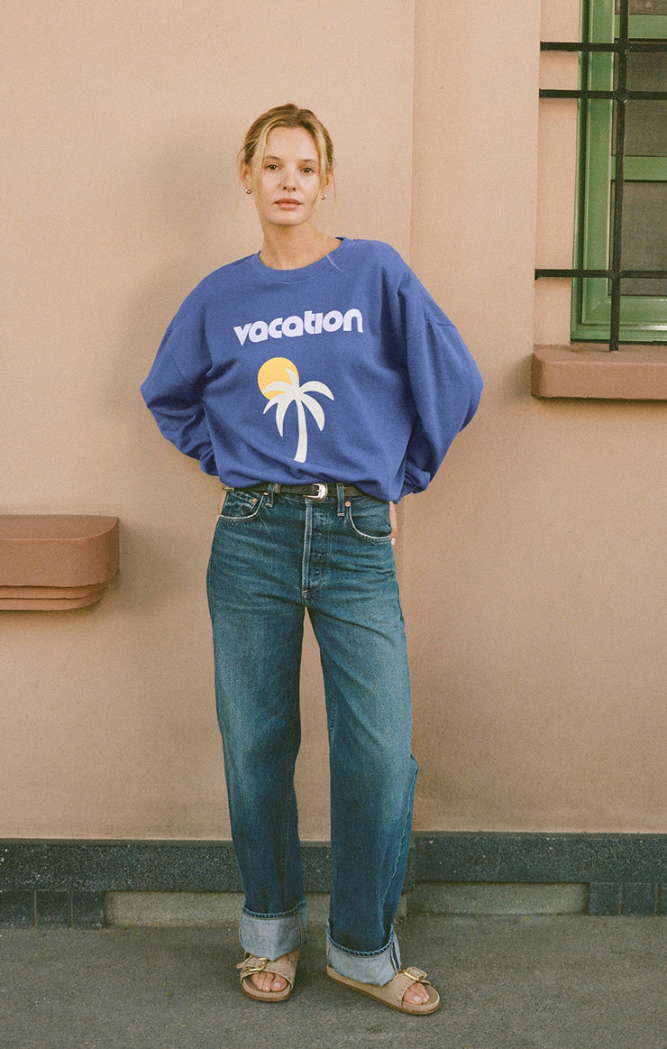 Tops Vacay Sunday Sweatshirt Vacay Sunday Sweatshirt
