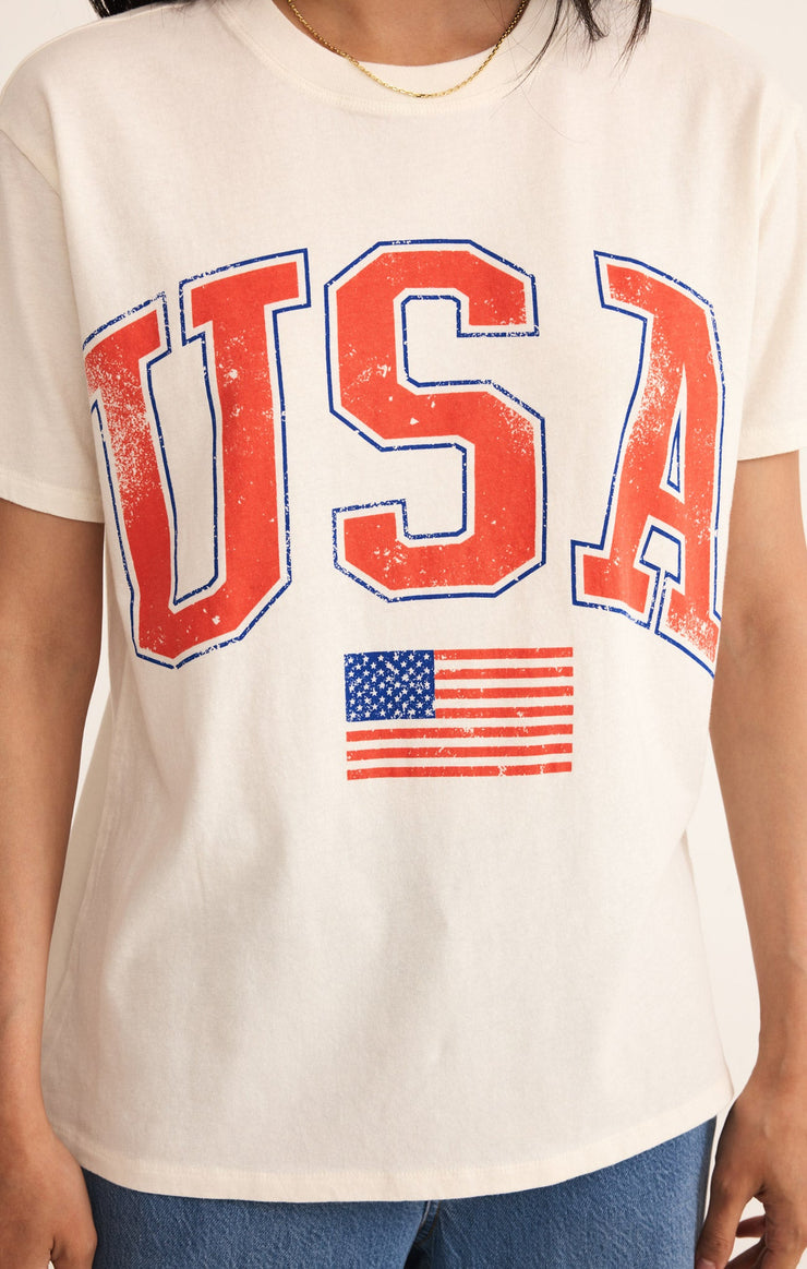 Tops Flag Boyfriend Tee Flag Boyfriend Tee