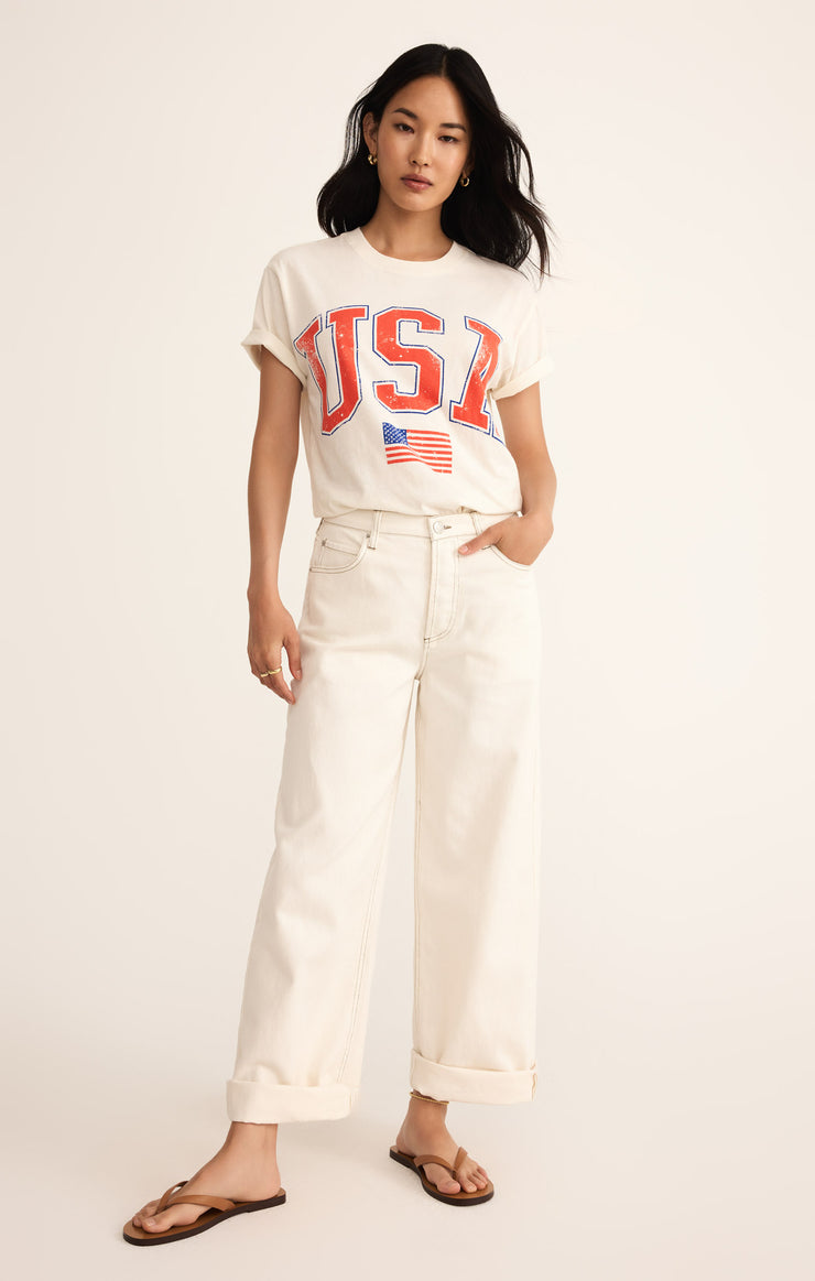Tops Flag Boyfriend Tee Flag Boyfriend Tee