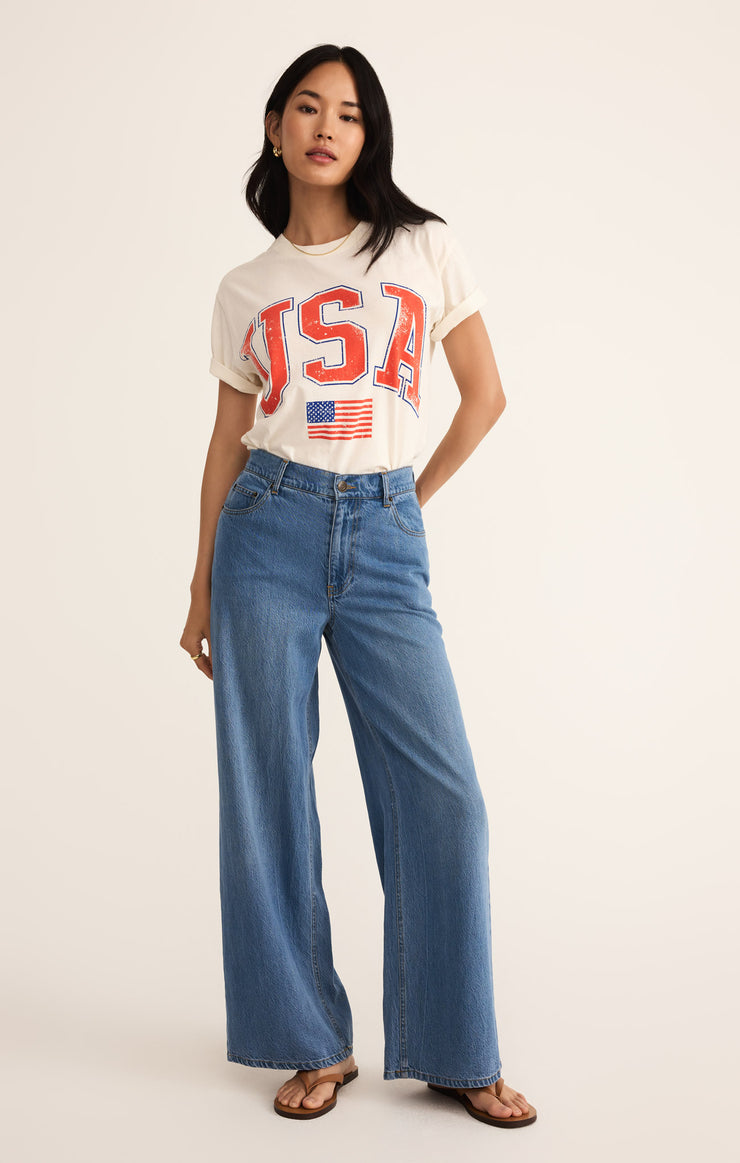 Tops Flag Boyfriend Tee Flag Boyfriend Tee