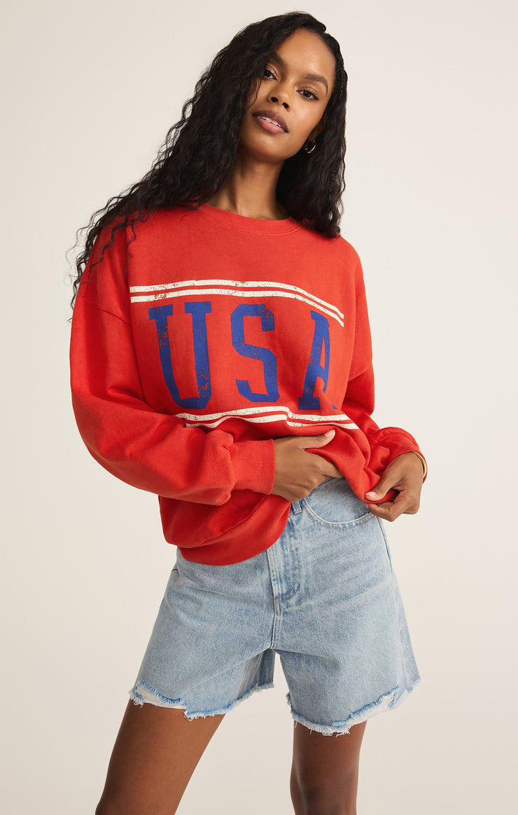 Tops USA Sunday Sweatshirt USA Sunday Sweatshirt