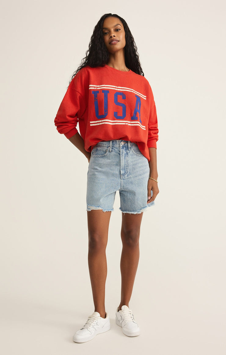 Tops USA Sunday Sweatshirt USA Sunday Sweatshirt