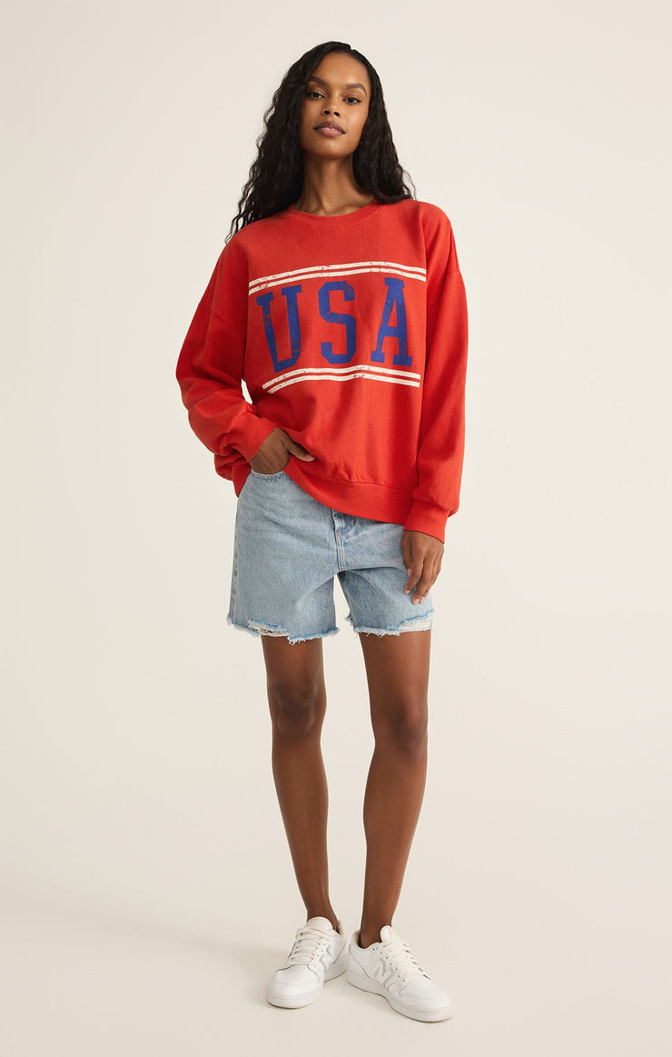 Tops USA Sunday Sweatshirt USA Sunday Sweatshirt