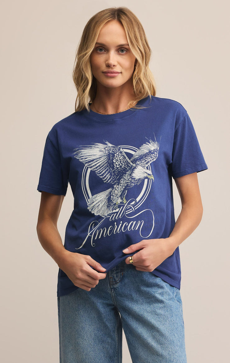 Tops All American Boyfriend Tee All American Boyfriend Tee
