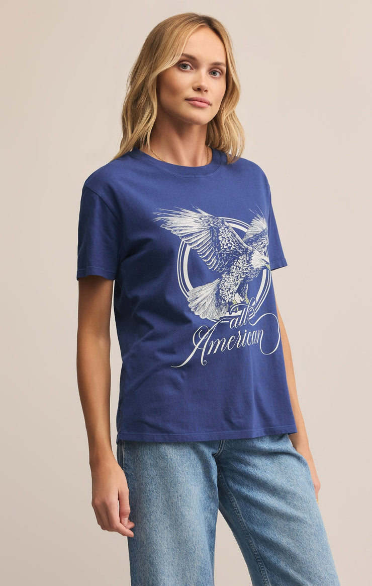 Tops All American Boyfriend Tee All American Boyfriend Tee