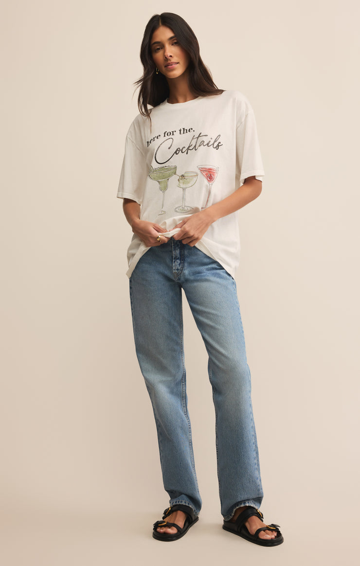 Tops Cocktails City Tee Sea Salt