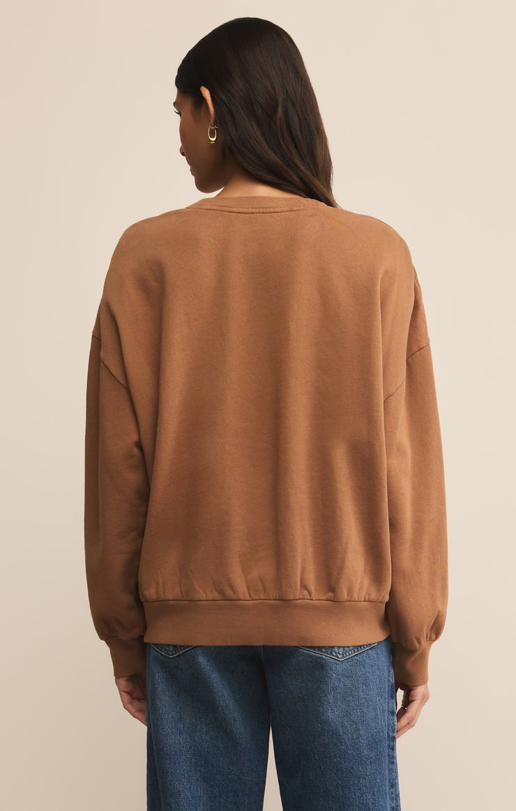 Tops Stay Wild Sunday Sweatshirt Coconut