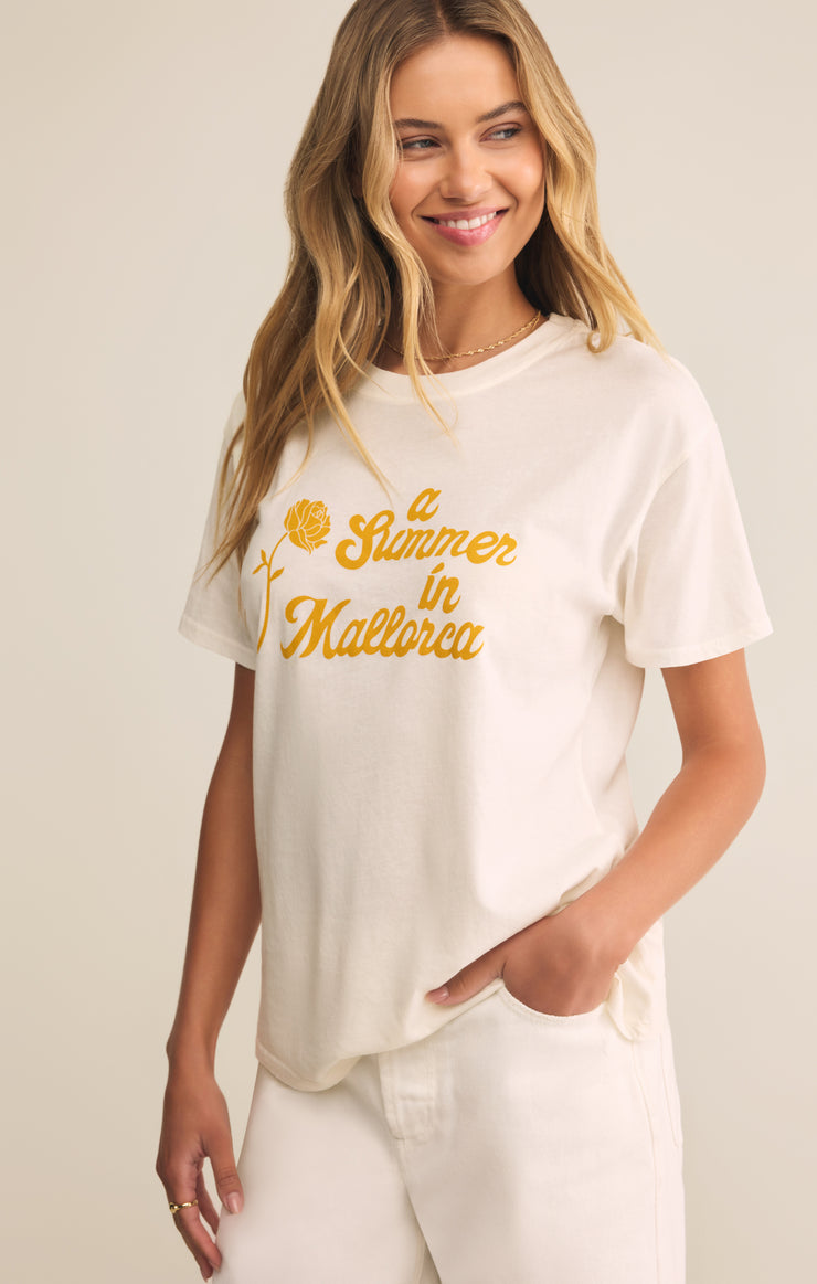 Tops Mallorca Boyfriend Tee Sea Salt