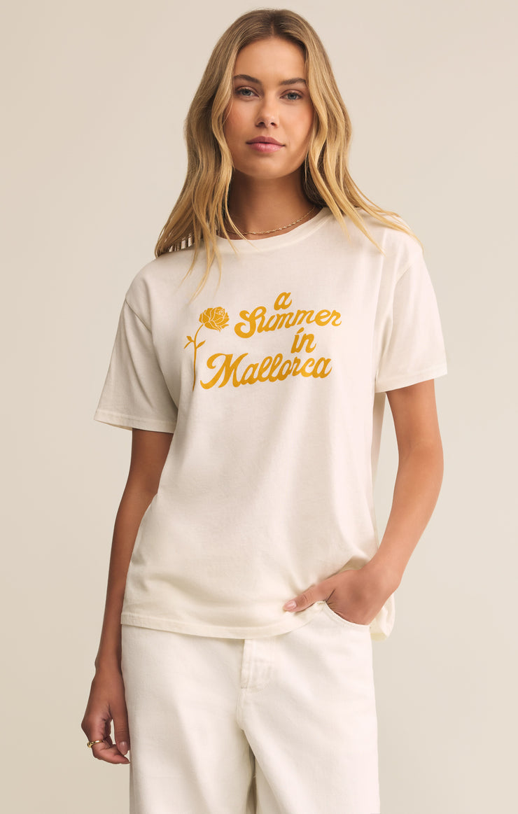 Tops Mallorca Boyfriend Tee Sea Salt