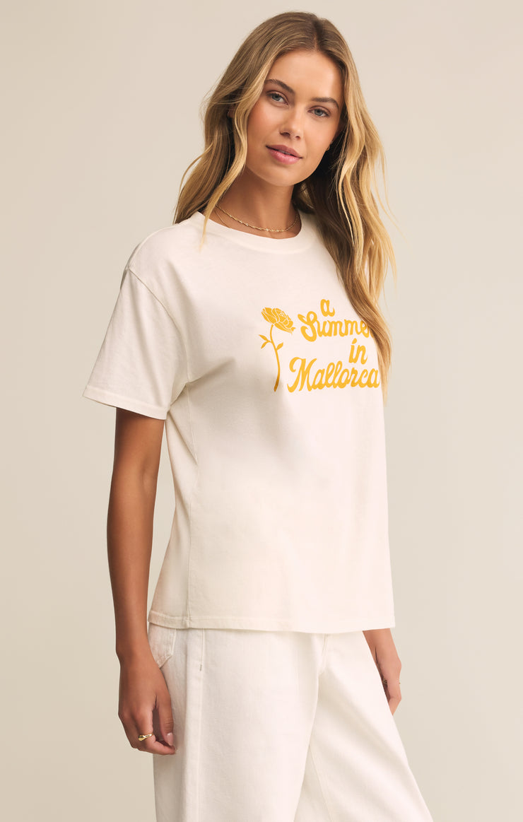 Tops Mallorca Boyfriend Tee Sea Salt