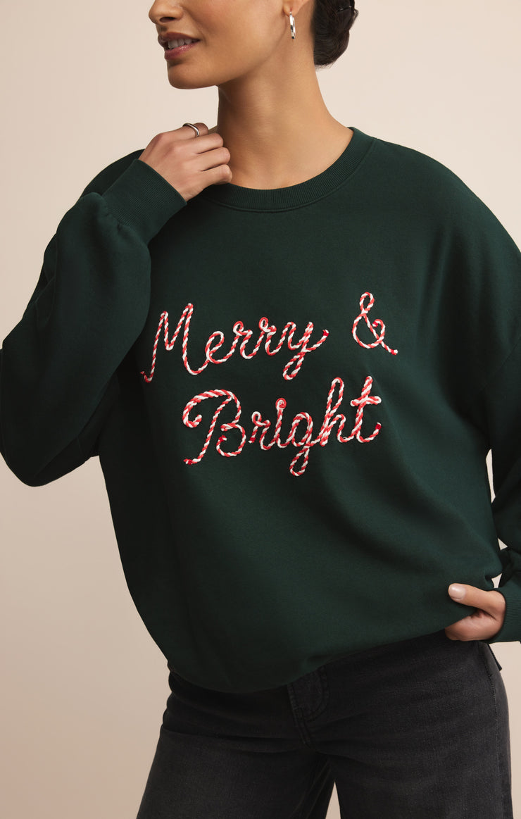 Tops Bright Sunday Sweatshirt Garland Green