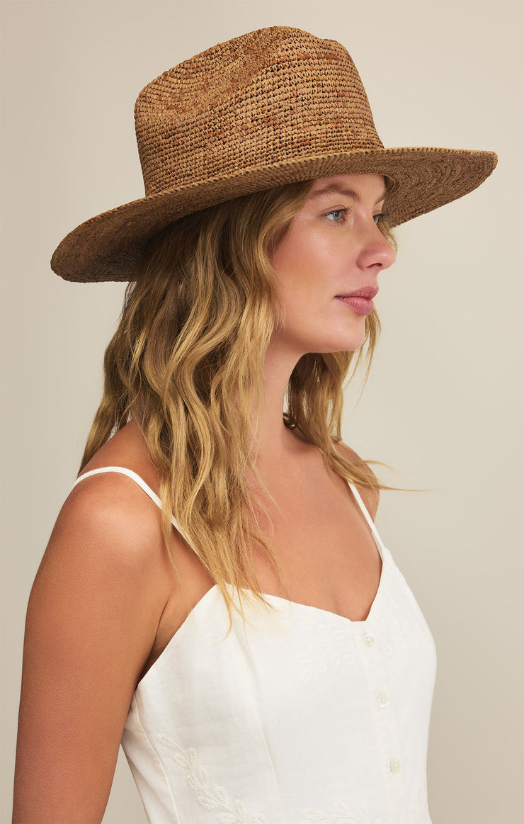 Accessories Hacienda Straw Hat Tobacco