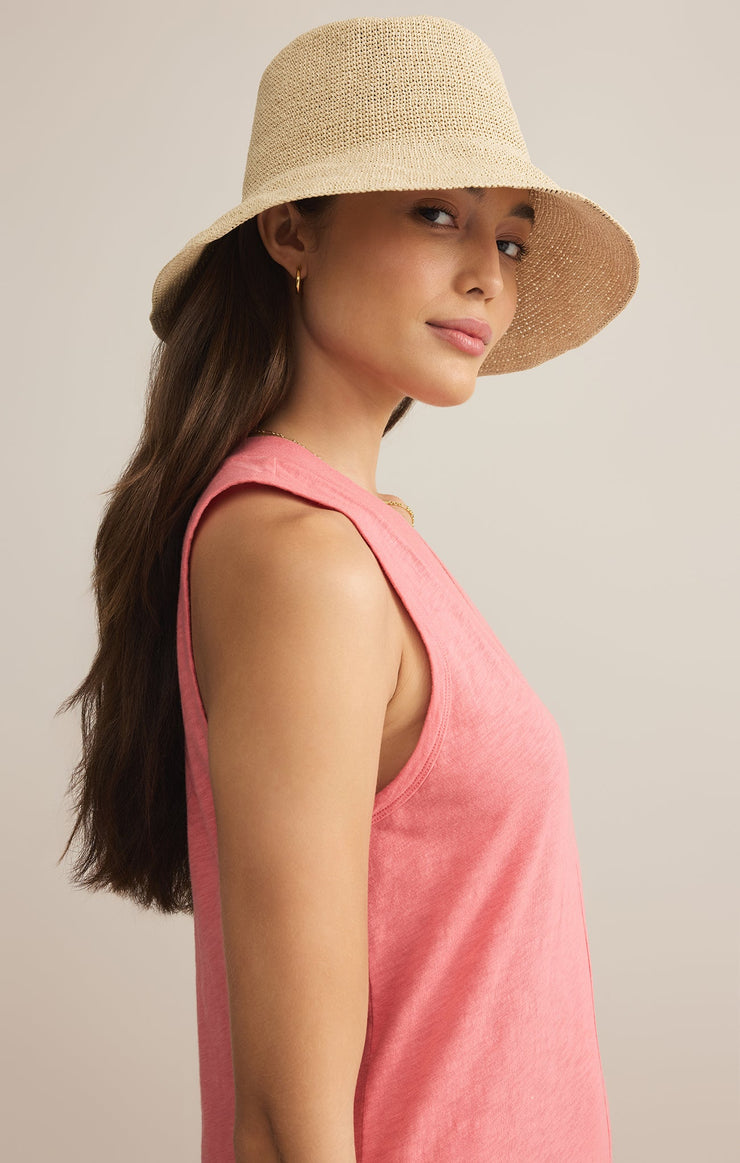 Accessories Mira Straw Bucket Hat Natural