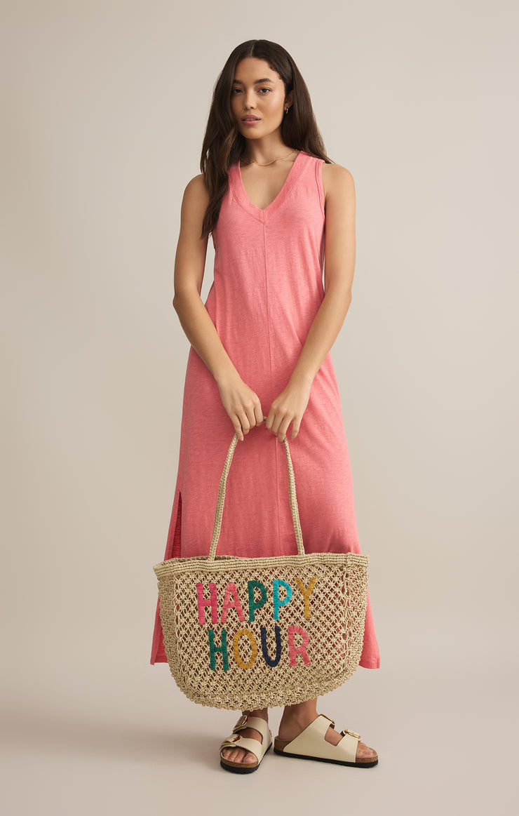 Accessories Woven Jute Tote Bag Natural