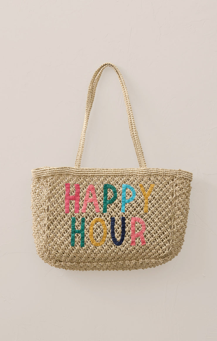 Accessories Woven Jute Tote Bag Natural