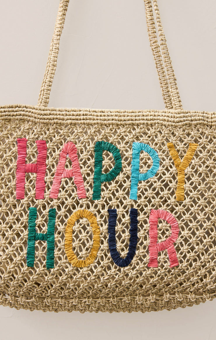 Accessories Woven Jute Tote Bag Natural