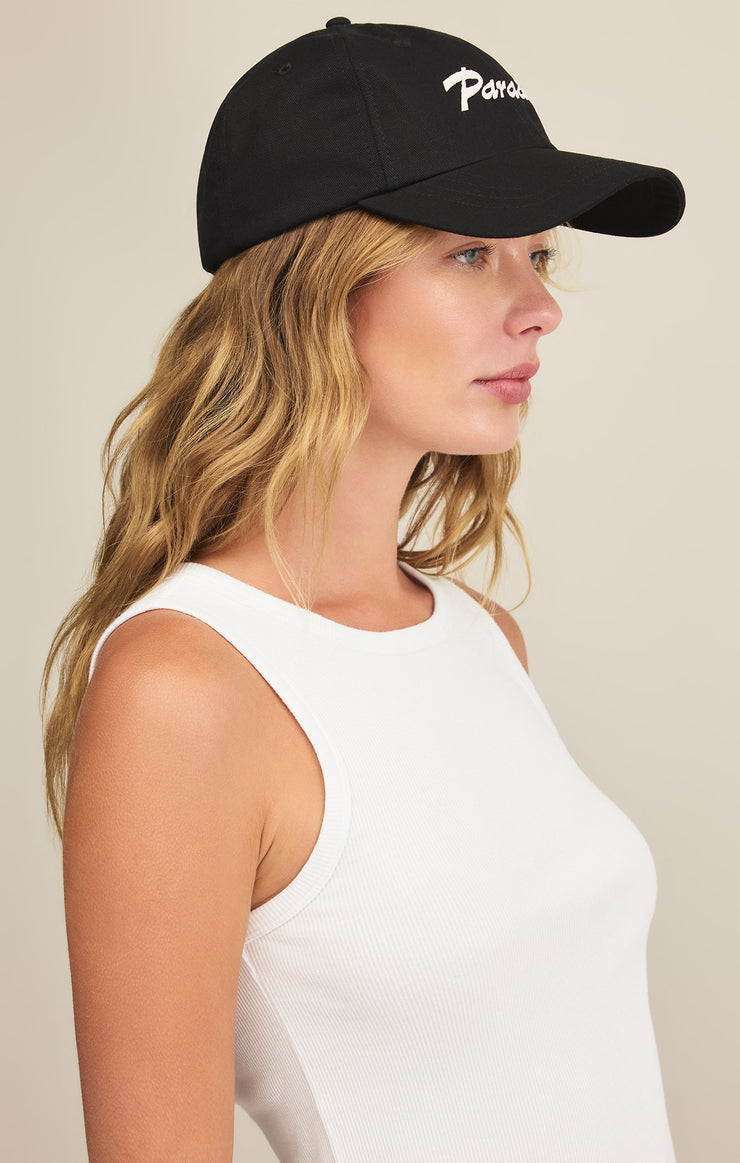Accessories Paradise Dad Hat Washed Black