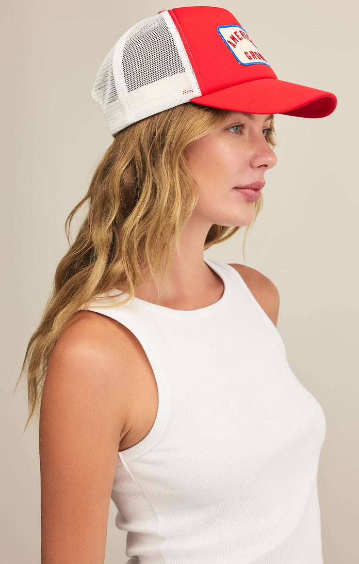 Accessories Grown Trucker Hat Cabana Red