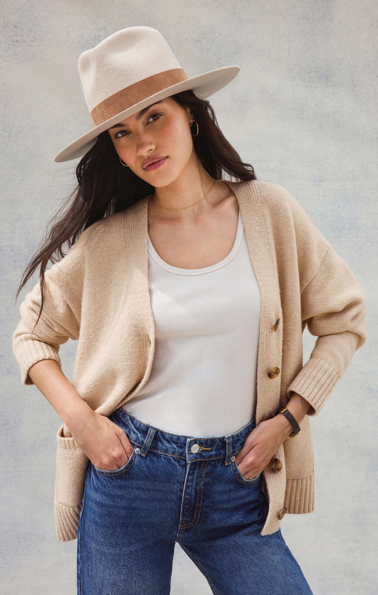 Accessories Gigi Pip Miller Fedora Hat Ivory