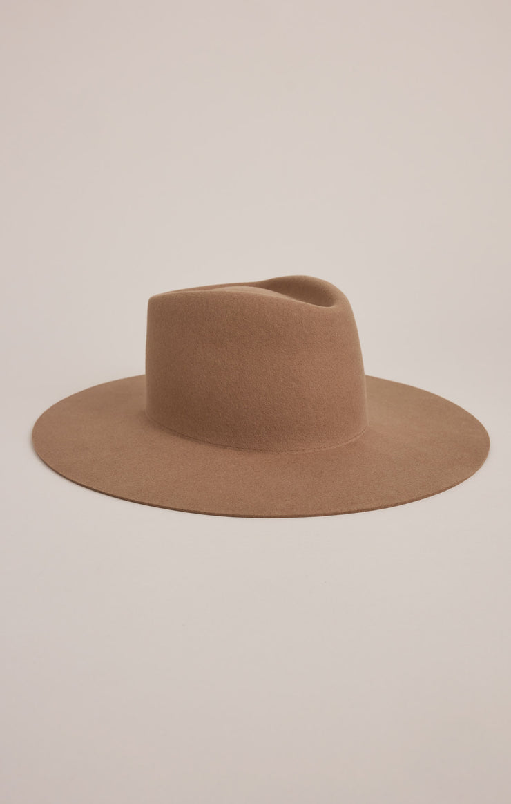 Accessories Gigi Pip Dakota Wide Brim Hat Brown