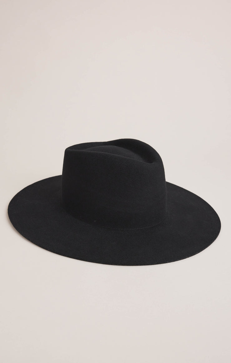 Accessories Gigi Pip Dakota Wide Brim Hat Black