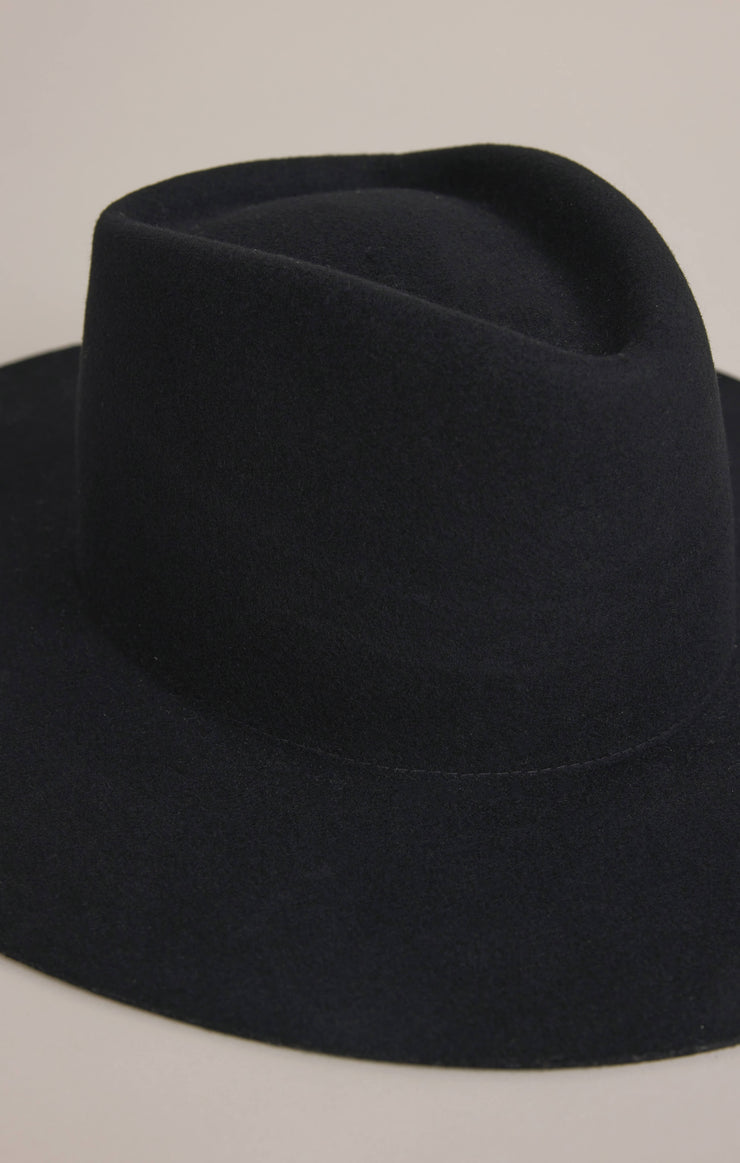 Accessories Gigi Pip Dakota Wide Brim Hat Black