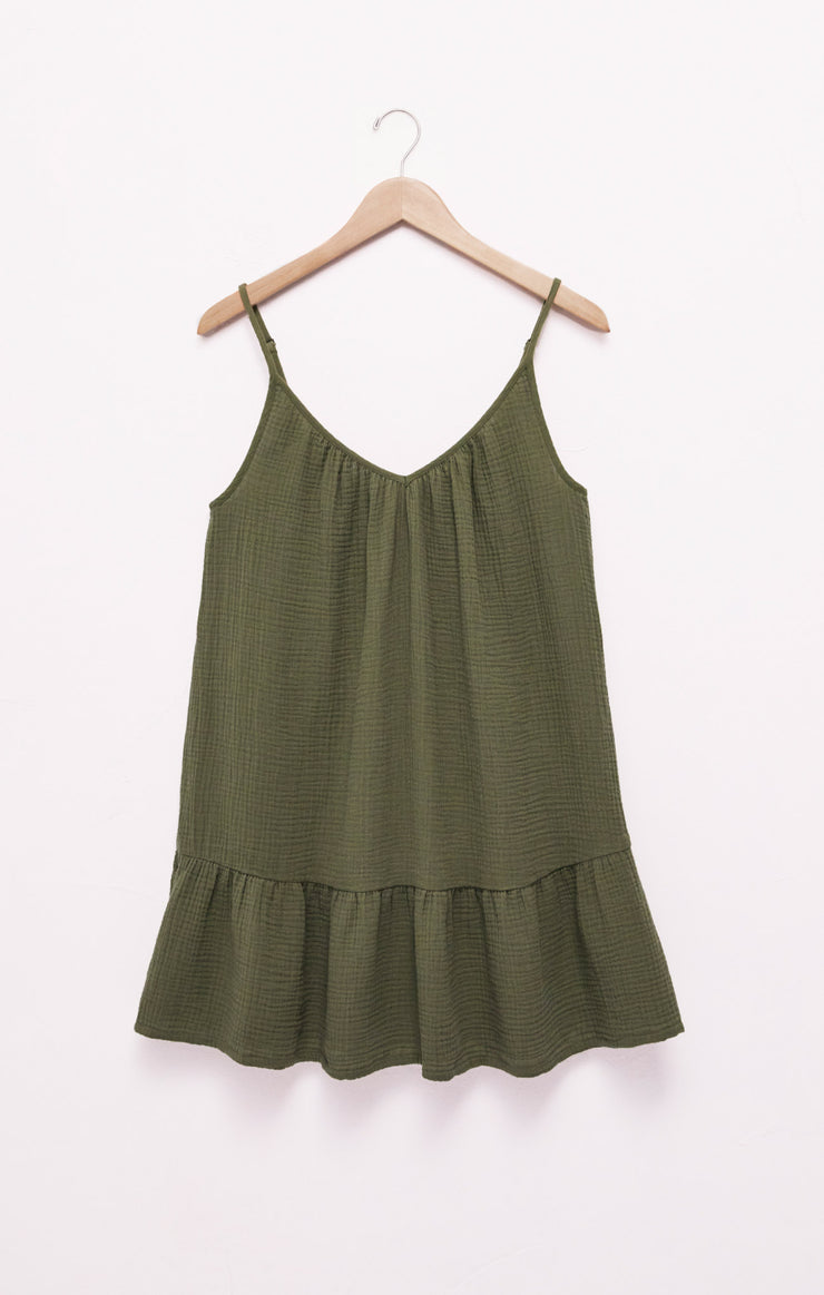 Dresses Amalia Gauze Mini Dress Olive Branch