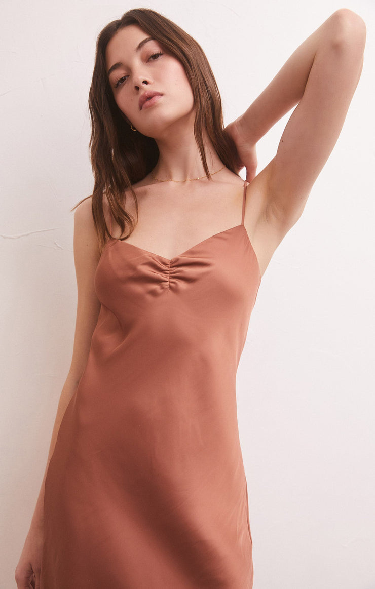 Dresses Lark Lux Sheen Slip Midi Dress Penny