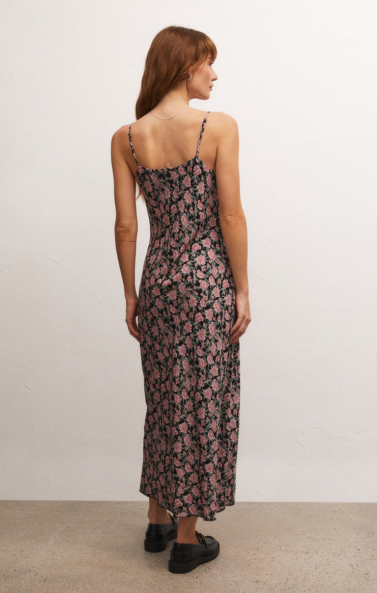 Dresses Lark Floral Slip Midi Dress Misty Mauve