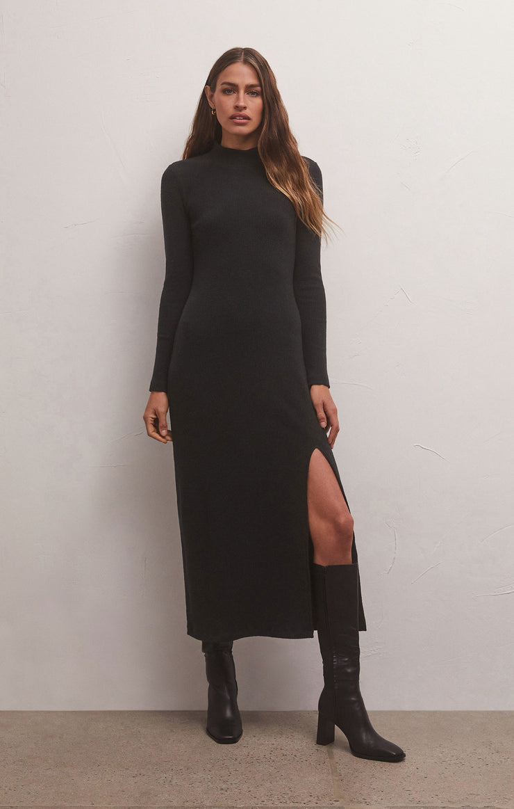 Dresses Ophelia Mock Neck Midi Dress Ophelia Mock Neck Midi Dress