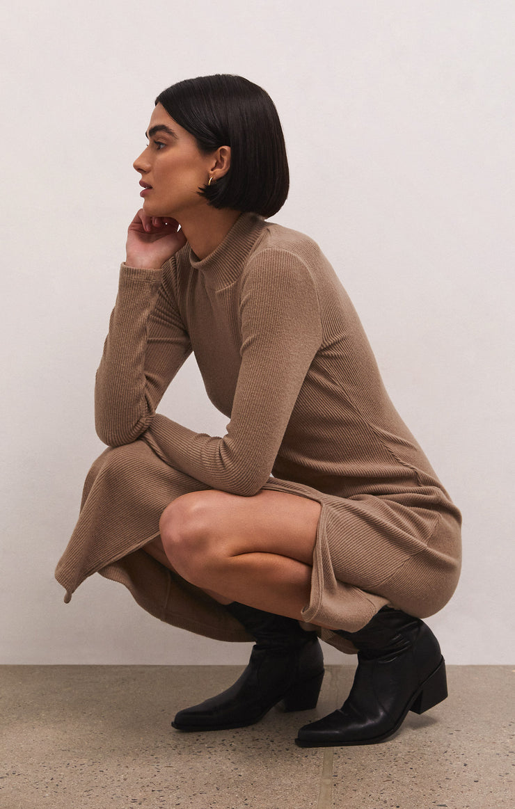 Dresses Ophelia Mock Neck Midi Dress Ophelia Mock Neck Midi Dress