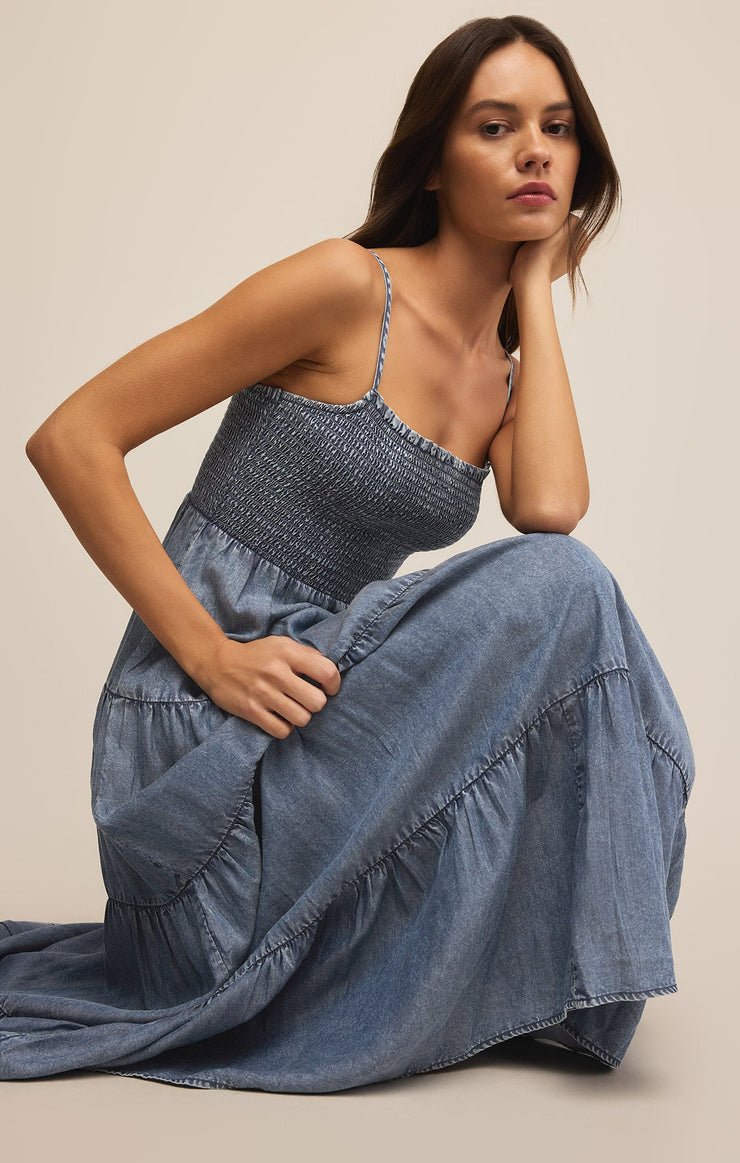 Dresses Balos Chambray Maxi Dress Balos Chambray Maxi Dress