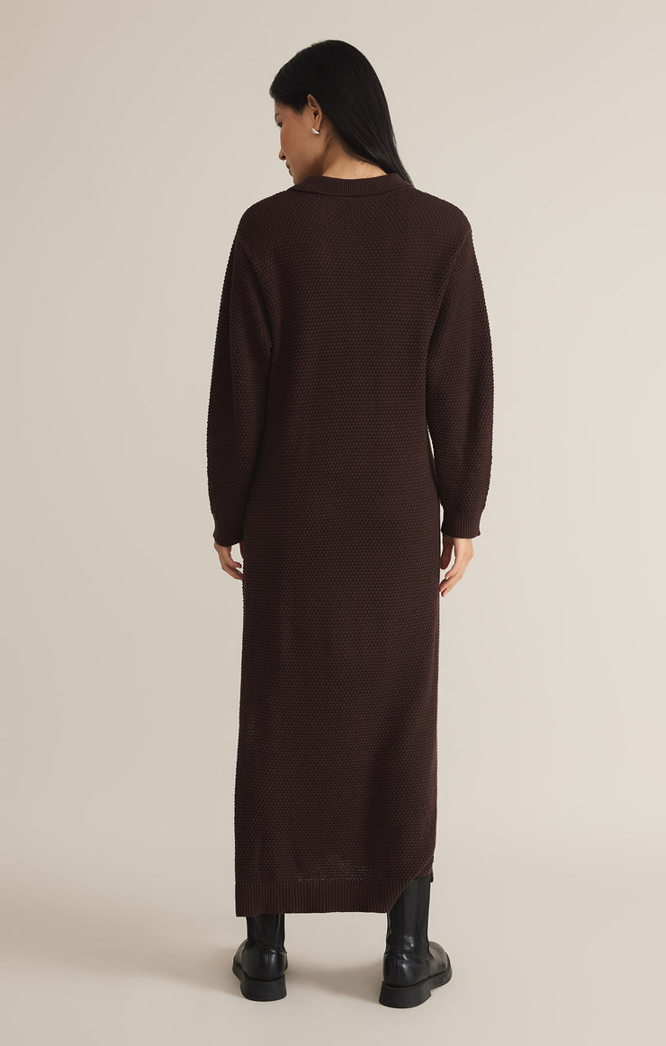 Dresses Savanna Sweater Midi Dress Dark Chocolate