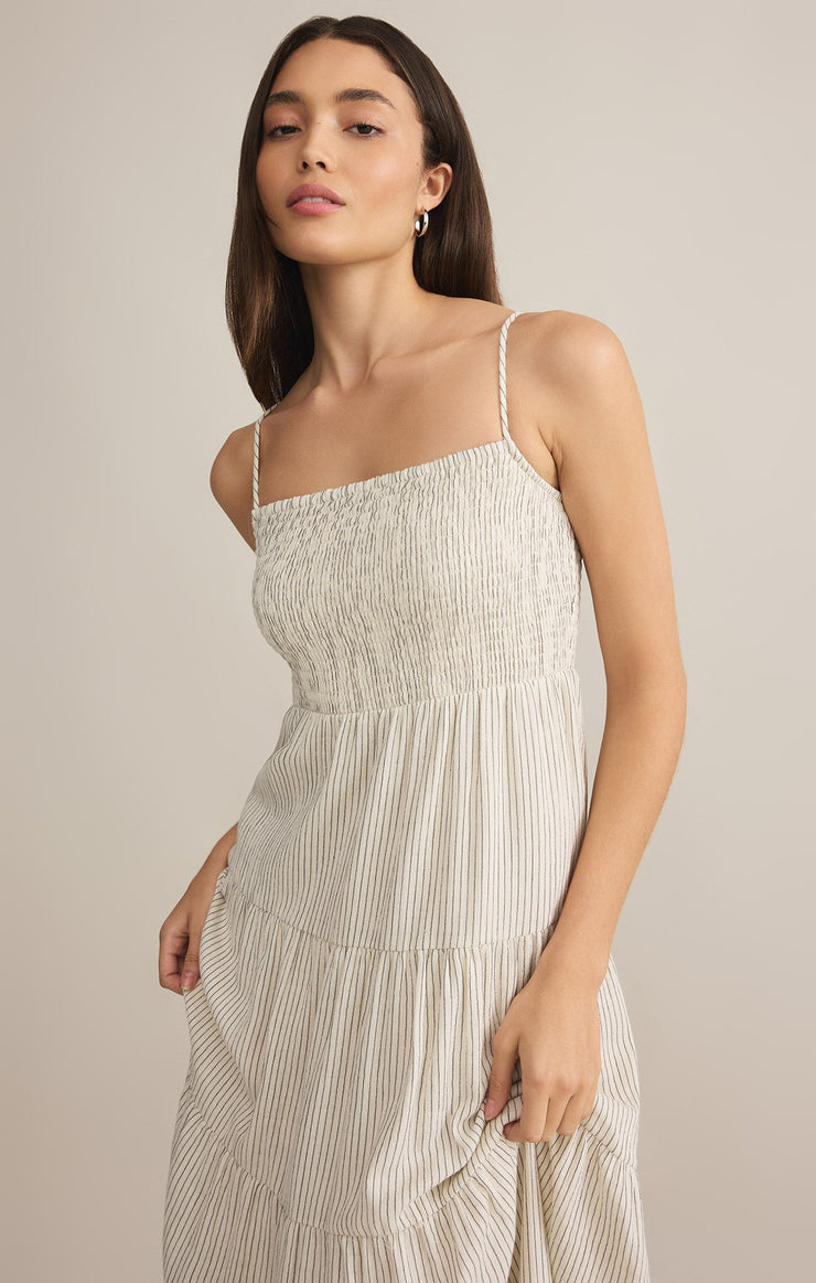 Dresses Balos Striped Gauze Maxi Dress Natural