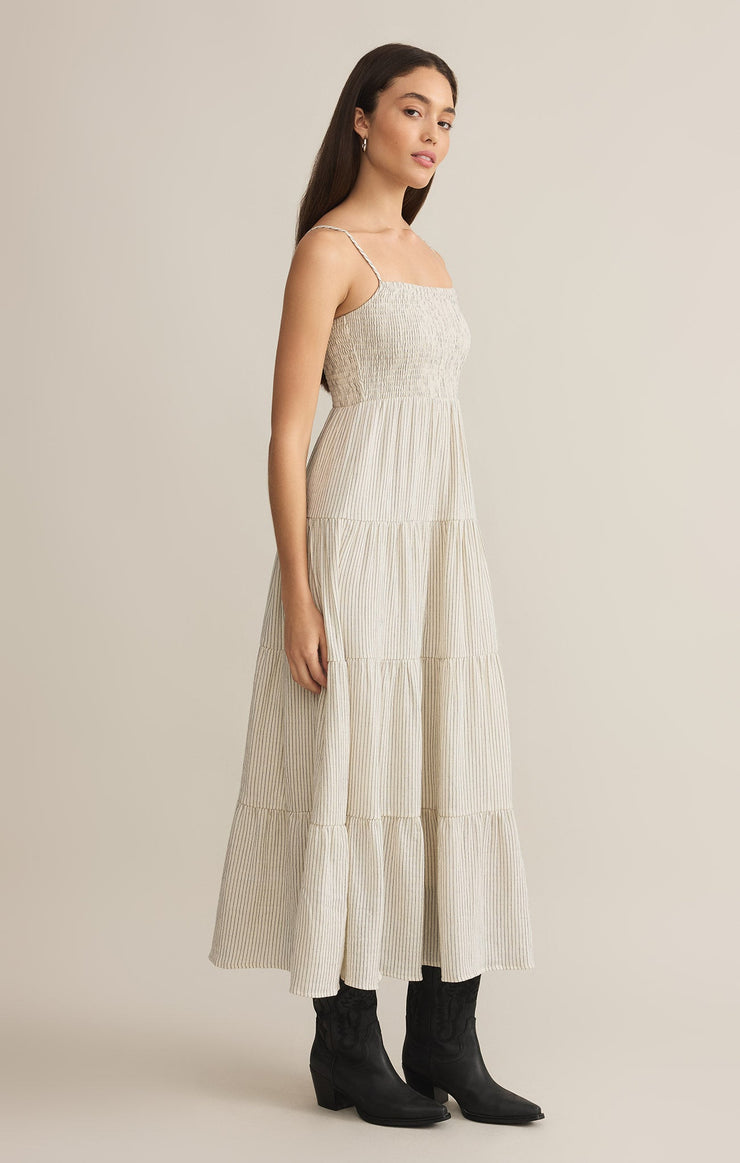Dresses Balos Striped Gauze Maxi Dress Natural