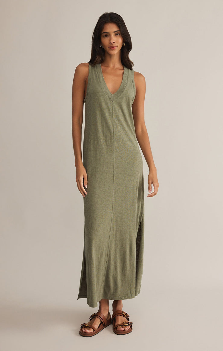 Dresses Coastline Cotton Jersey Midi Dress Coastline Cotton Jersey Midi Dress