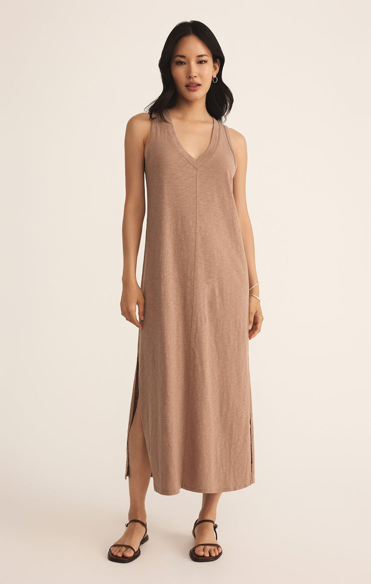 Dresses Coastline Cotton Jersey Midi Dress Coastline Cotton Jersey Midi Dress