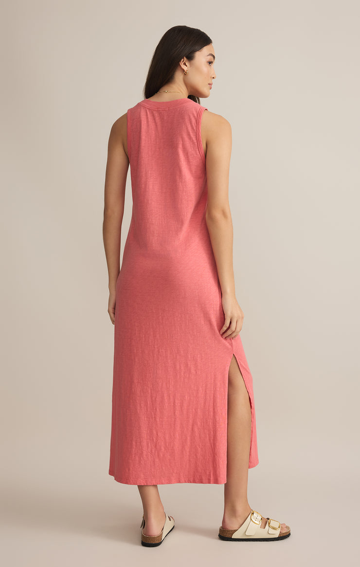 Dresses Coastline Cotton Jersey Midi Dress Sunset Pink