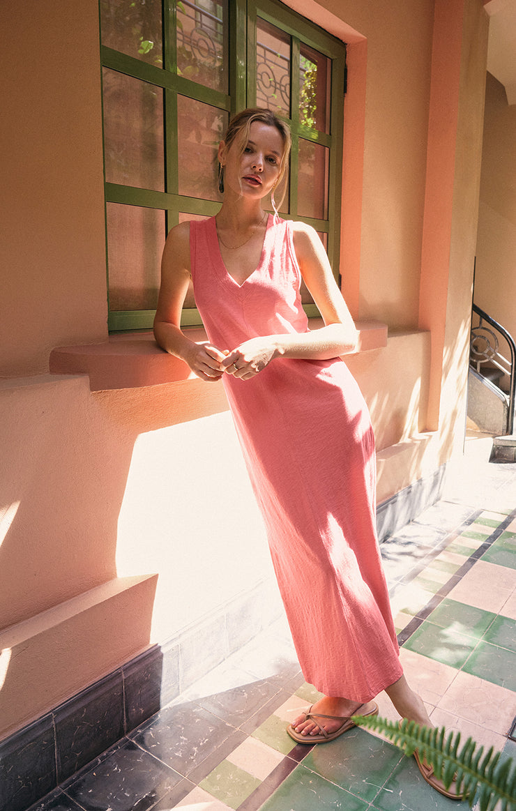 Dresses Coastline Cotton Jersey Midi Dress Coastline Cotton Jersey Midi Dress
