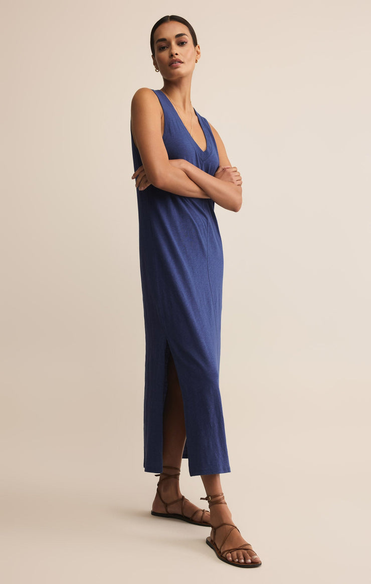 Dresses Coastline Cotton Jersey Midi Dress Coastline Cotton Jersey Midi Dress