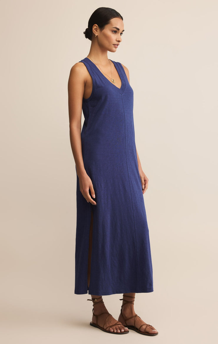 Dresses Coastline Cotton Jersey Midi Dress Coastline Cotton Jersey Midi Dress
