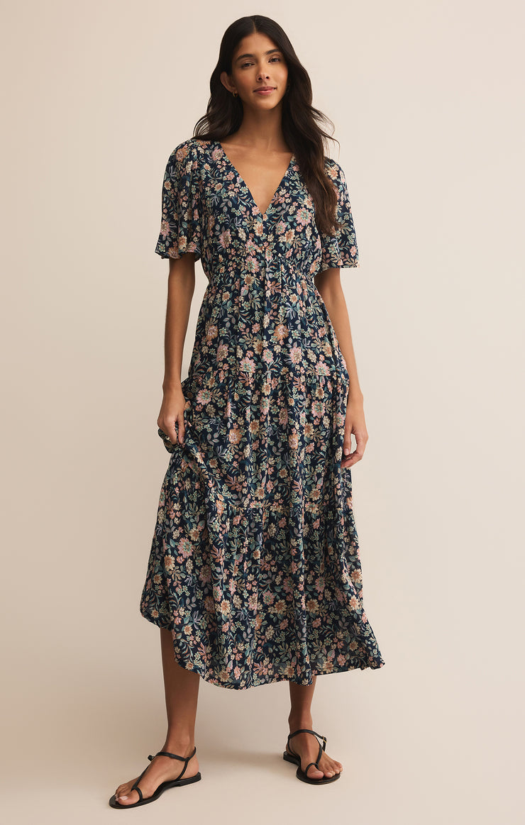 Dresses Kat Printed Midi Dress Eclipse