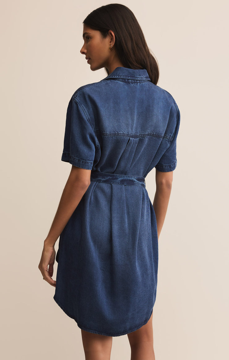 Dresses Dover Chambray Mini Dress Indigo