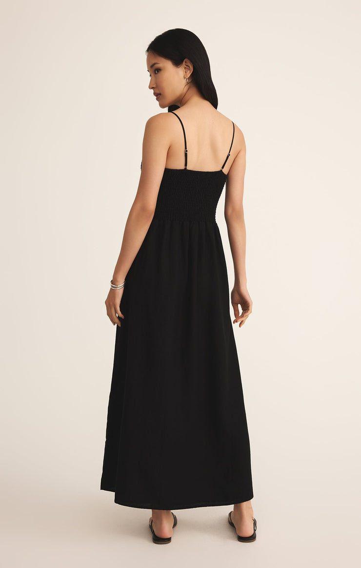 Dresses Bayside Linen Maxi Dress Black