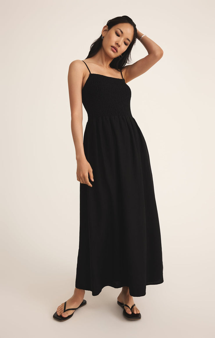 Dresses Bayside Linen Maxi Dress Black