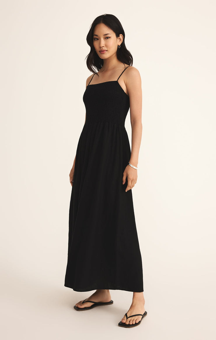 Dresses Bayside Linen Maxi Dress Black