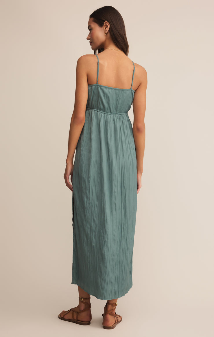 Dresses Manon Satin Maxi Dress Sea Pine