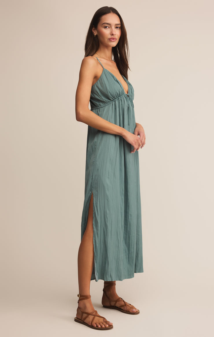 Dresses Manon Satin Maxi Dress Sea Pine