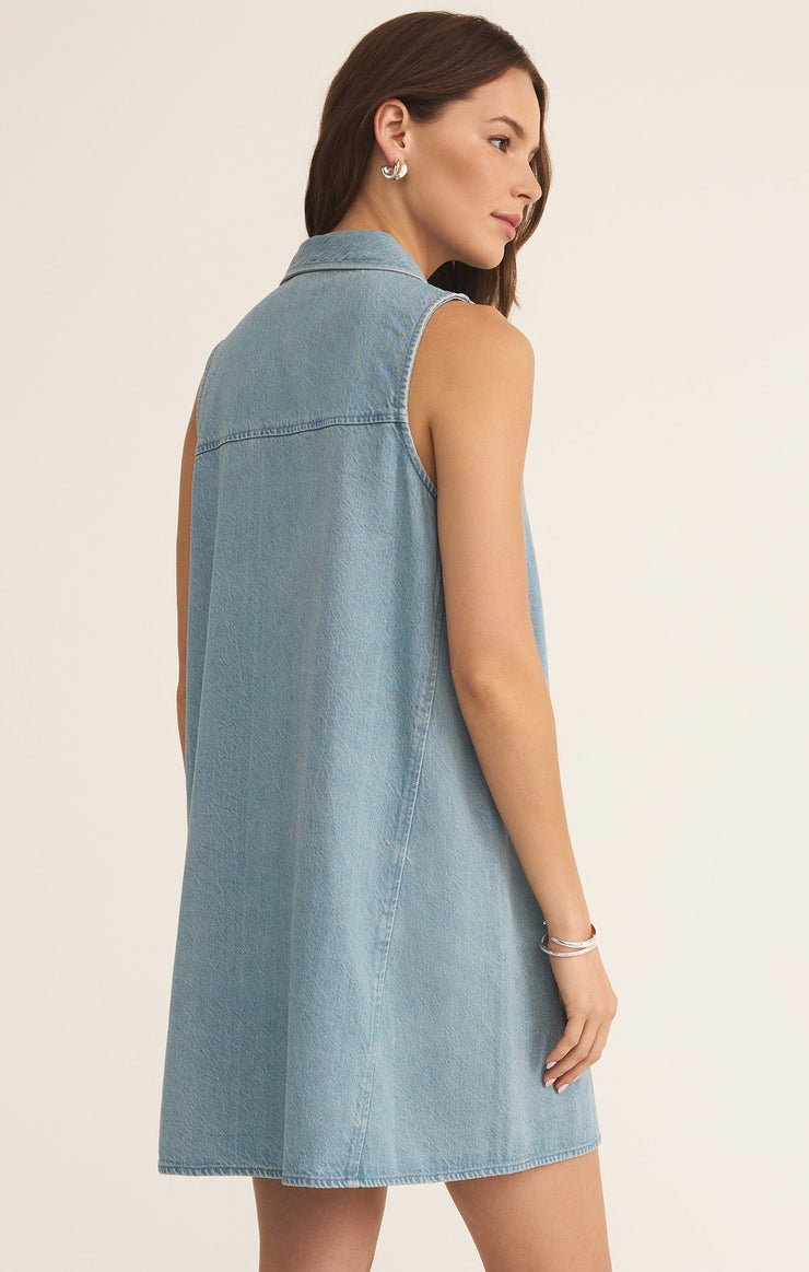Dresses New Light Denim Mini Dress New Light Denim Mini Dress